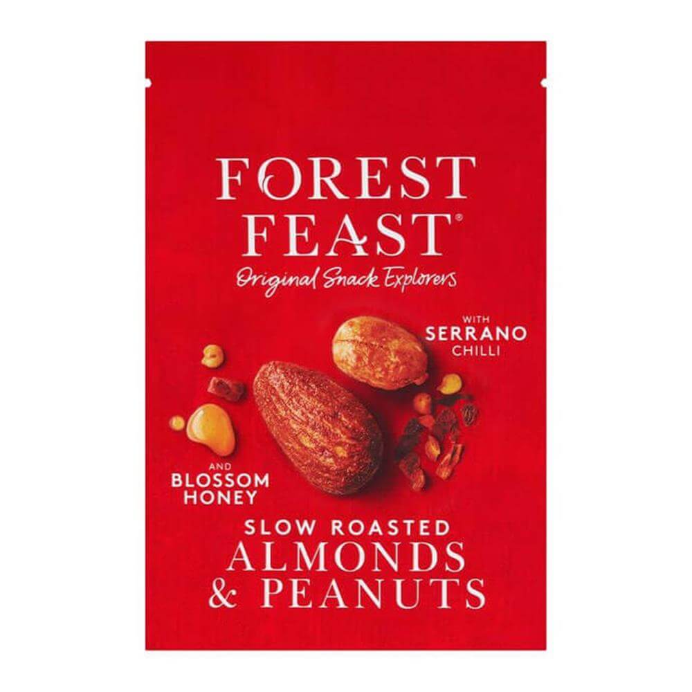 Forest Feast Slow Roast Serrano Chilli Honey Peanuts & Almonds 120g